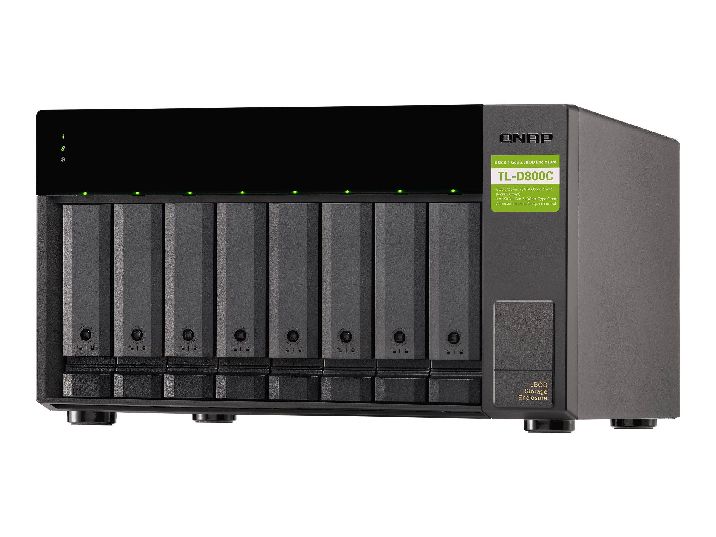 QNAP TL-D800C - Festplatten-Array - 8 Schächte (SATA-600)-7