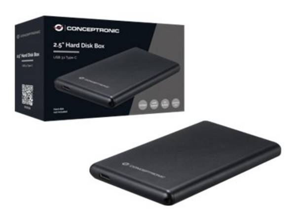 Conceptronic - Speichergehäuse - 2.5"" (6.4 cm) - SATA 6Gb/s - USB 3.1 (Gen 2)