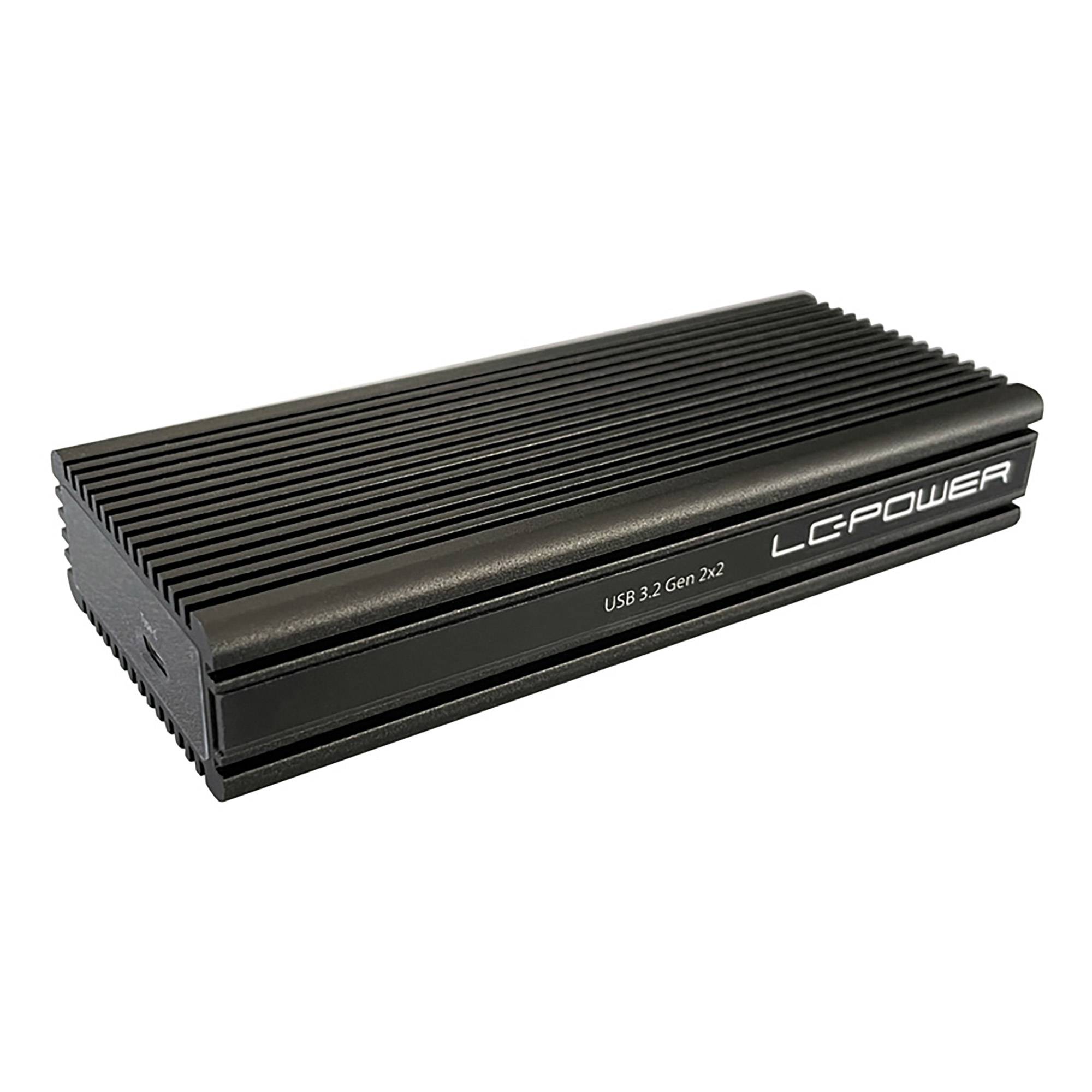LC-POWER - LC Power LC-M2-C-NVME-2X2 - Speichergehäuse - M.2 - M.2 NVMe Card - USB 3.2 (Gen 2x2)-0