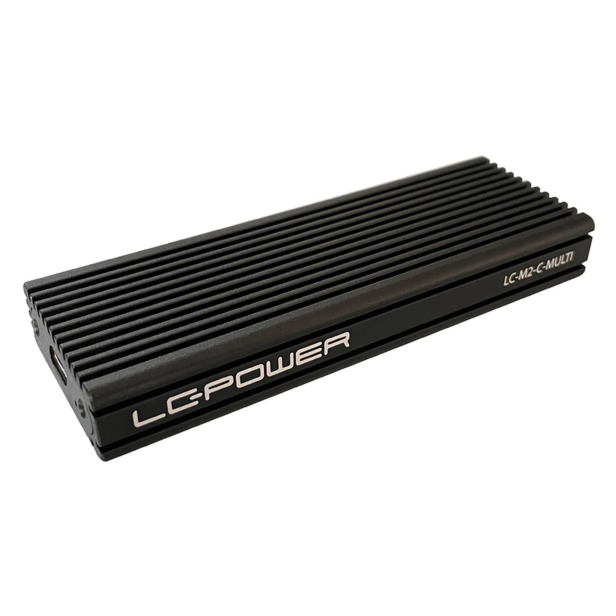 LC-POWER - LC Power LC-M2-C-MULTI - Speichergehäuse - M.2 - M.2 NVMe Card - USB 3.2 (Gen 2)-0