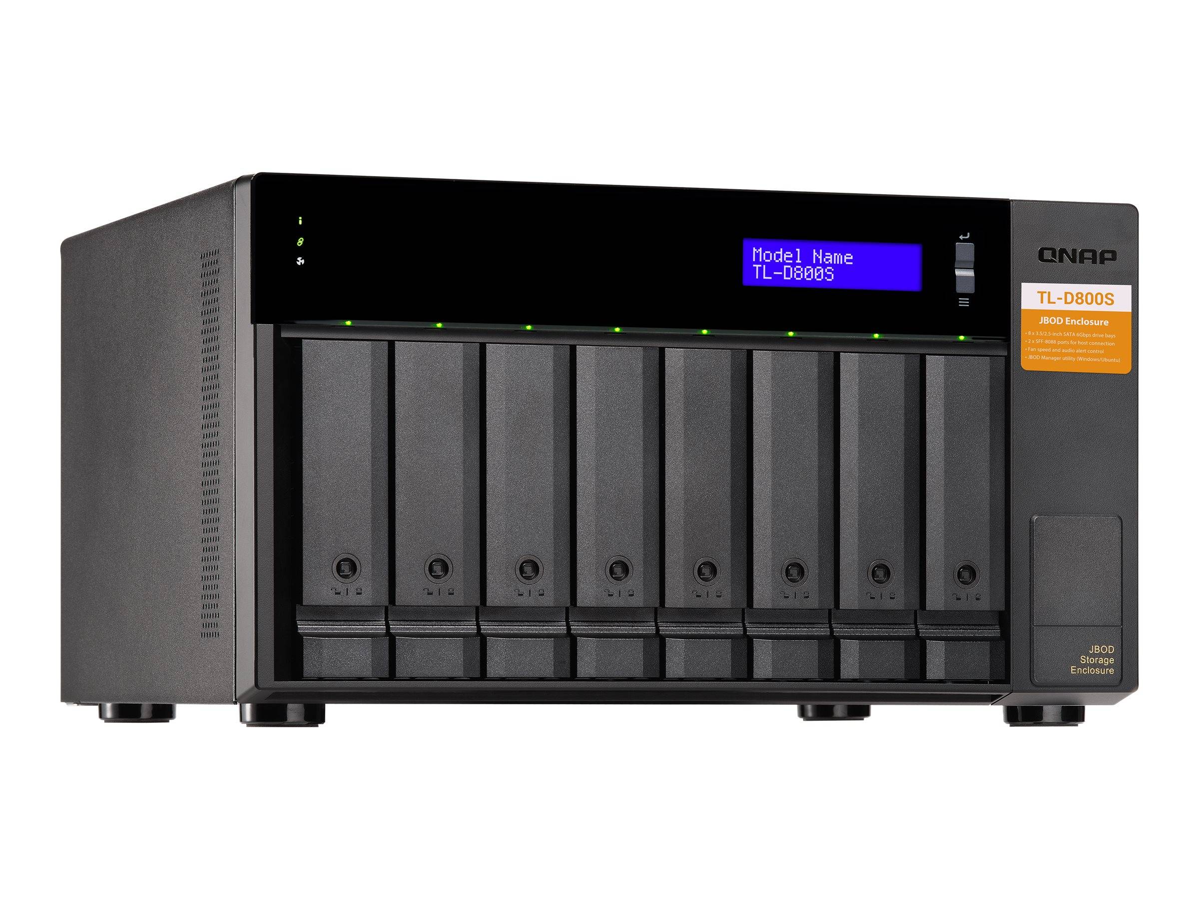 QNAP TL-D800S - Festplatten-Array - 8 Schächte (SATA-600)-7
