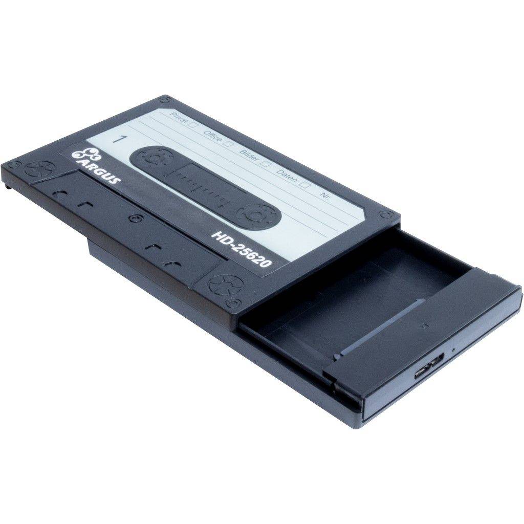 Inter-Tech HDD Gehäuse 2,5 Argus HD-25620 back to the 80`s retail Multimedia-Technik Externe-6
