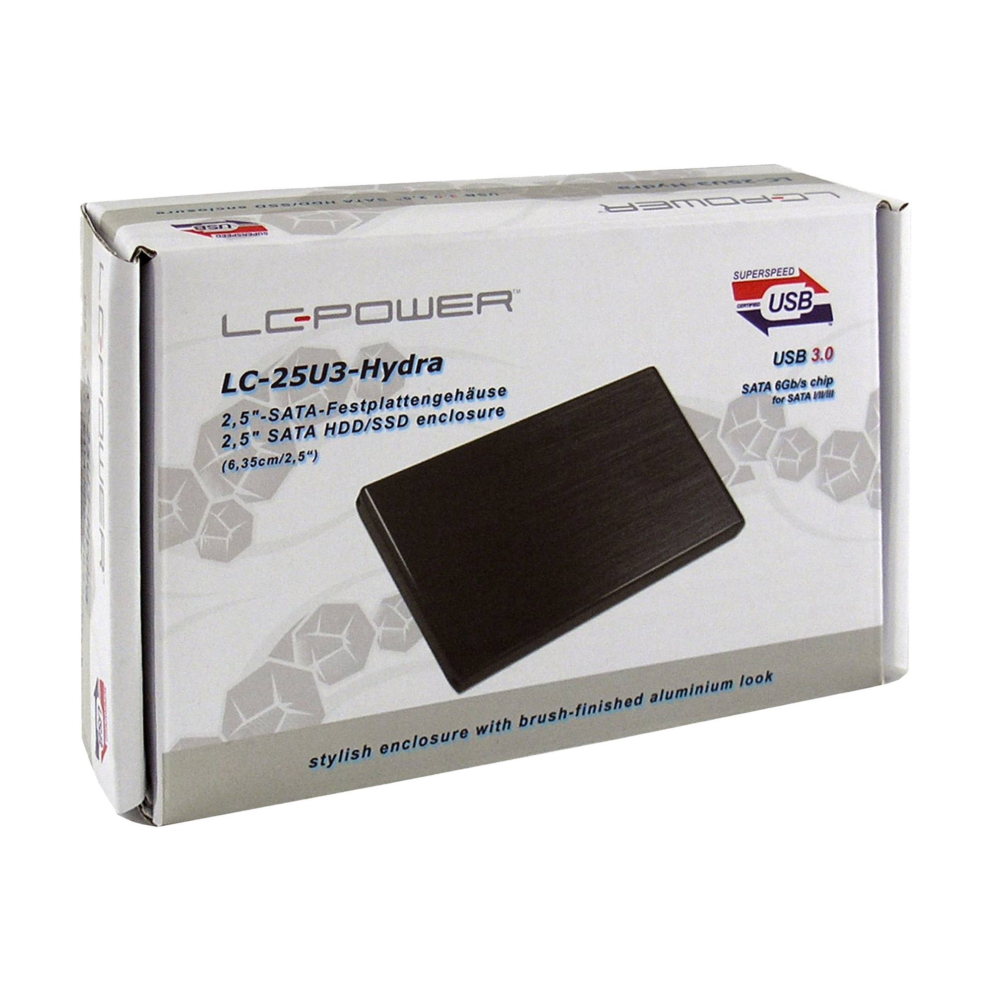 LC-POWER - LC Power LC-25U3-Hydra - Speichergehäuse - 2.5"" (6.4 cm)-6