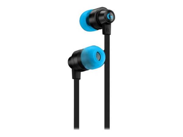 Logitech G G333 - Ohrhörer mit Mikrofon - im Ohr - kabelgebunden - 3,5 mm Stecker - Schwarz - für Oculus Quest 2 (256 GB