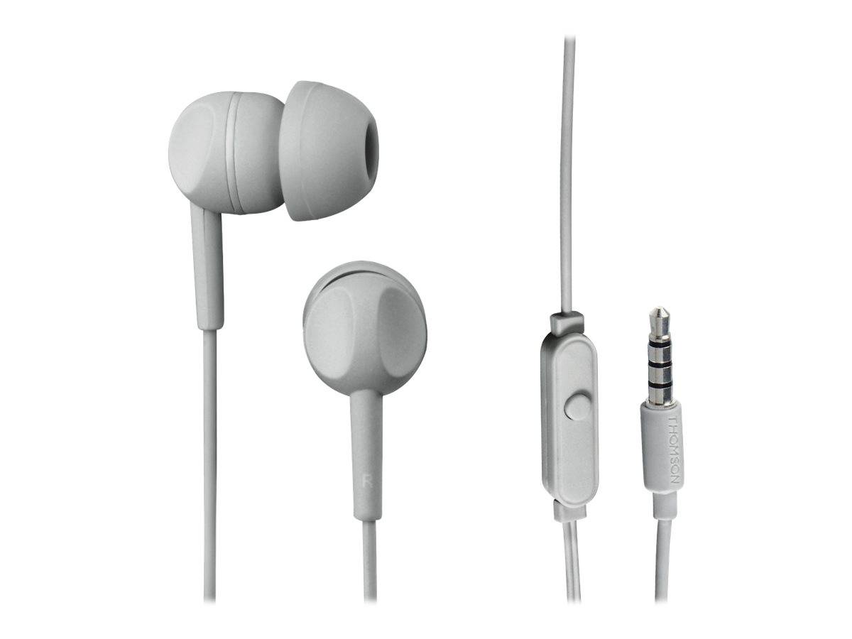 Thomson EAR3005GY In Ear Kopfhörer kabelgebunden Weiß Headset-2
