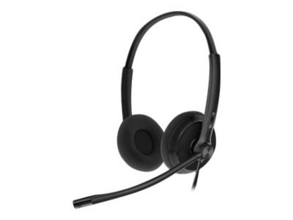 Yealink YHS34 Dual Headset On-Ear kabelgebunden Quick Disconnect Schwarz