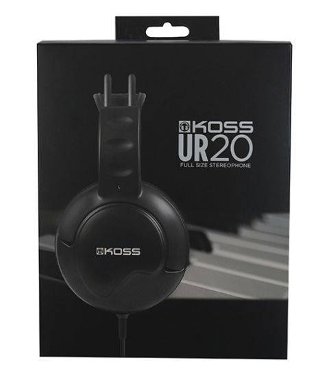 Koss UR20 - Kopfhörer - ohrumschließend - kabelgebunden - 3,5 mm Stecker - Schwa-2