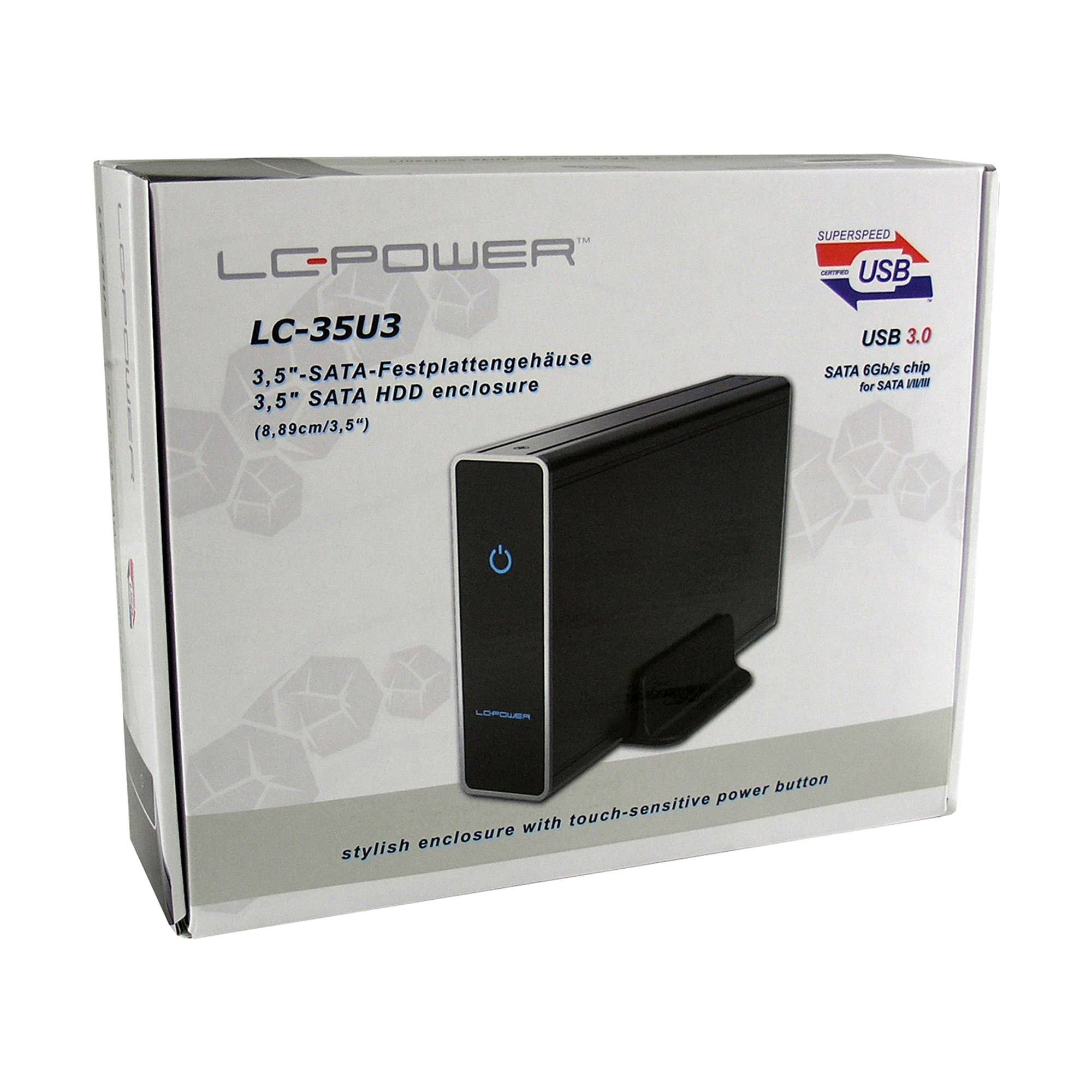 LC-POWER - LC Power LC-35U3 - Speichergehäuse - 3.5"" (8.9 cm)-4