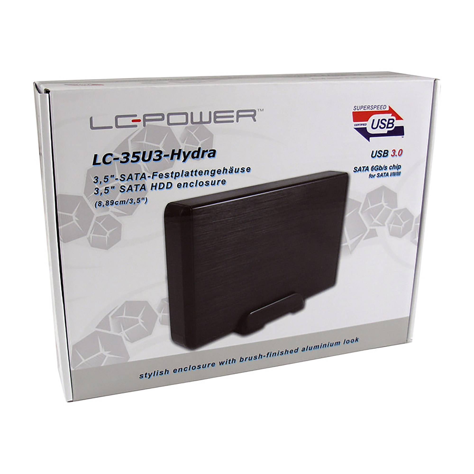 LC-POWER - LC Power LC-35U3-Hydra - Speichergehäuse - 3.5"" (8.9 cm)-7