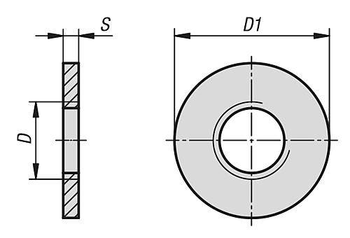 SICHERUNGSSCHEIBE M12, D1=24, EDELSTAHL A4 1.4404 BLANK-5