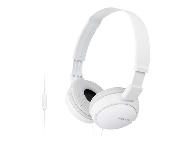 Sony MDRZ-X110AP Over Ear Kopfhörer kabelgebunden Weiß Faltbar, Headset-3