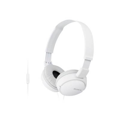 Sony MDRZ-X110AP Over Ear Kopfhörer kabelgebunden Weiß Faltbar, Headset-4