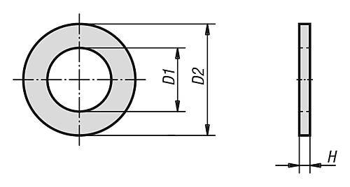 SCHEIBE DIN EN ISO7089A FÜR M16, EDELSTAHL A4 70 BLANK-5