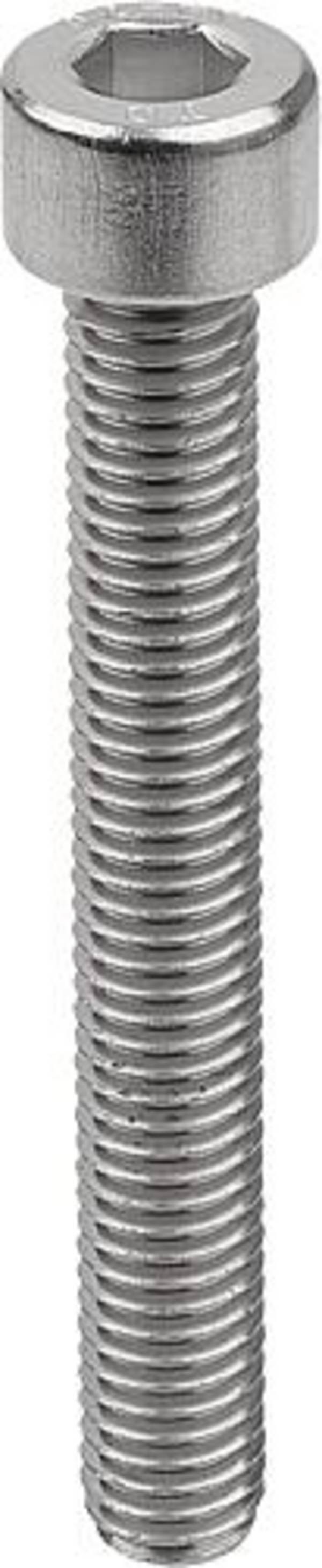 ZYLINDERSCHRAUBE MIT INNENSECHSKANT, GEWINDE DURCHGÄNGIG DIN912 M05X80, EDELSTAHL A4 70 BLANK