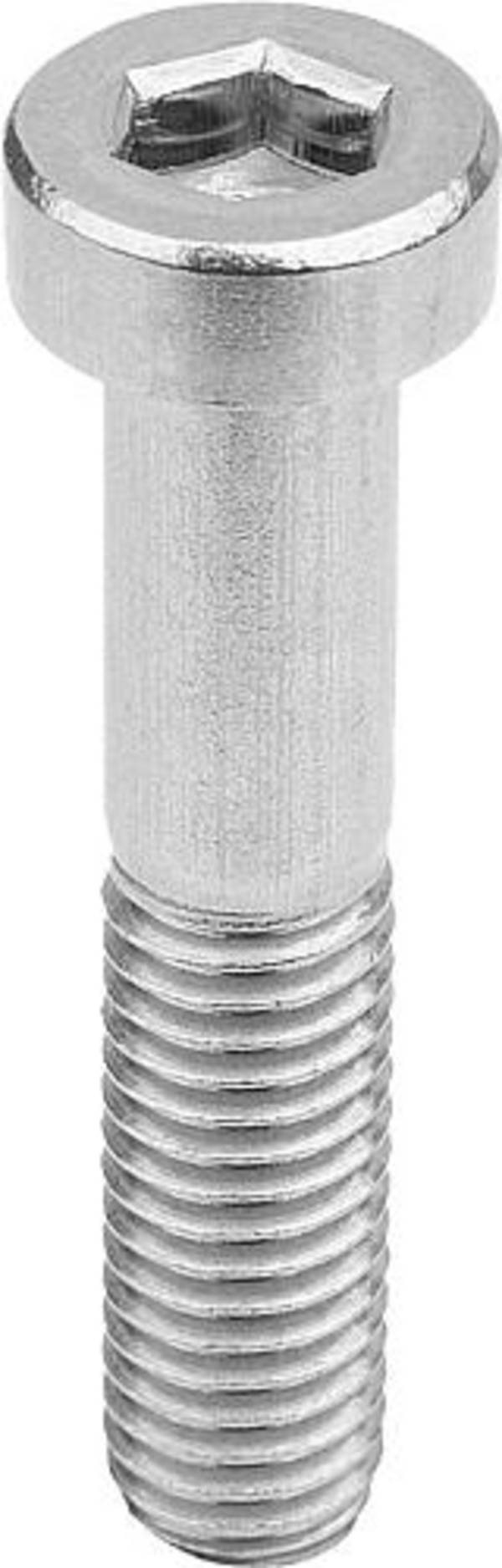 ZYLINDERSCHRAUBE MIT INNENSECHSKANT, NIEDRIGER KOPF, DIN6912 M08X45, EDELSTAHL A4 70 BLANK