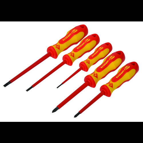 Thumbnail - C.K Triton XLS VDE Schraubendreher-Set 5teilig Schlitz, Kreuzschlitz Pozidriv