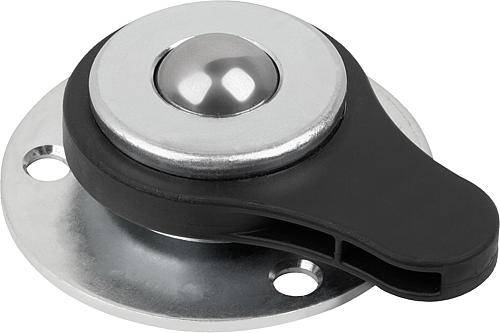 KUGELROLLE, FORM:A, DK=19, STAHL, KOMP:KUGEL AUS EDELSTAHL-0