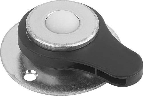 KUGELROLLE, FORM:A, DK=19, STAHL, KOMP:KUGEL AUS POLYAMID-0