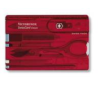 Victorinox SwissCard Classic, Rot, Transparent, ABS Synthetik, 82 mm, 4,5 mm, 26 g-0