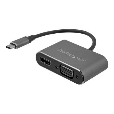 StarTech.com USB-C auf VGA und HDMI Adapter - Aluminium