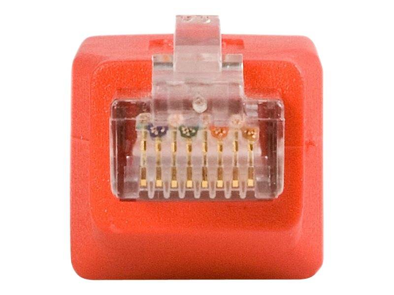 StarTech.com Cat6 Cable - Cat6 Crossover Adapter - GbE - Red - Ethernet Network Cable (C6CROSSOVER)-5
