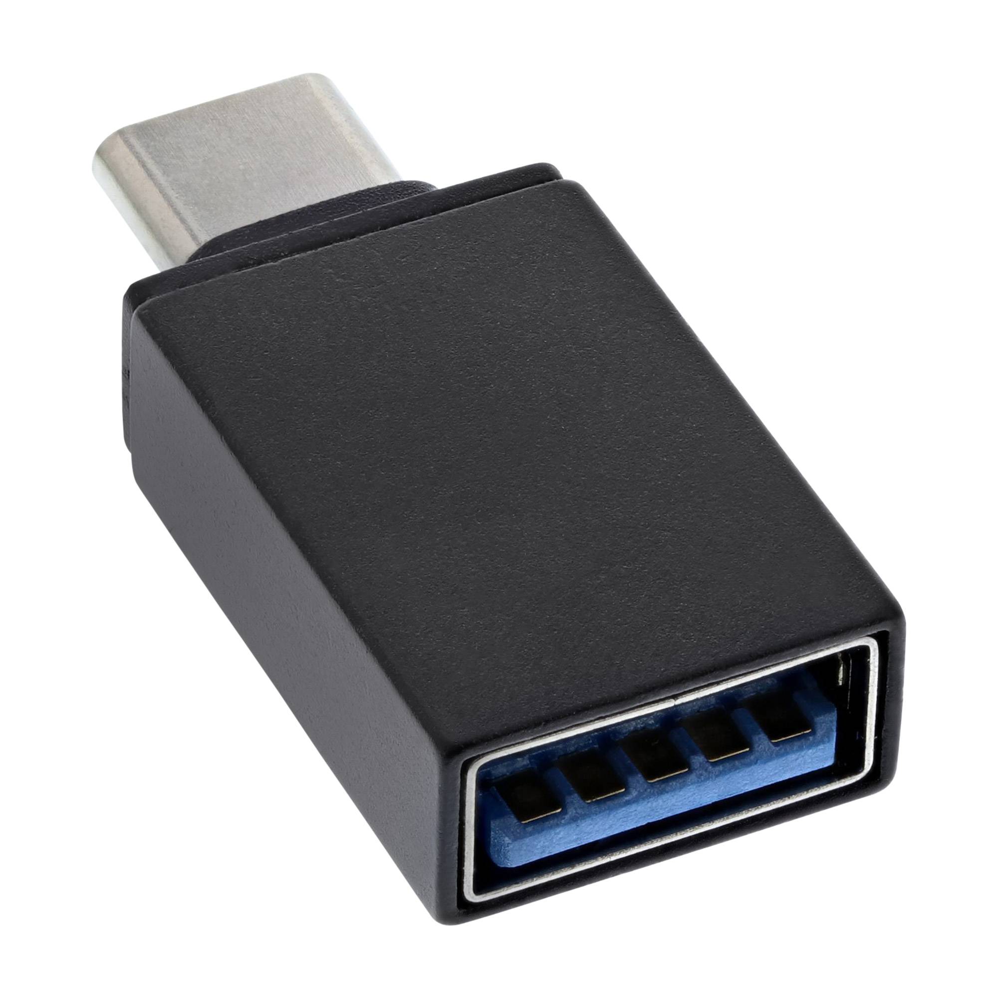 InLine® USB 3.2 Gen.2 Adapter, USB-C Stecker an USB A Buchse, OTG-6