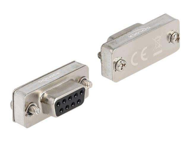 Delock RS-232/422/485 Loopback Adapter mit DB9 Buchse-1