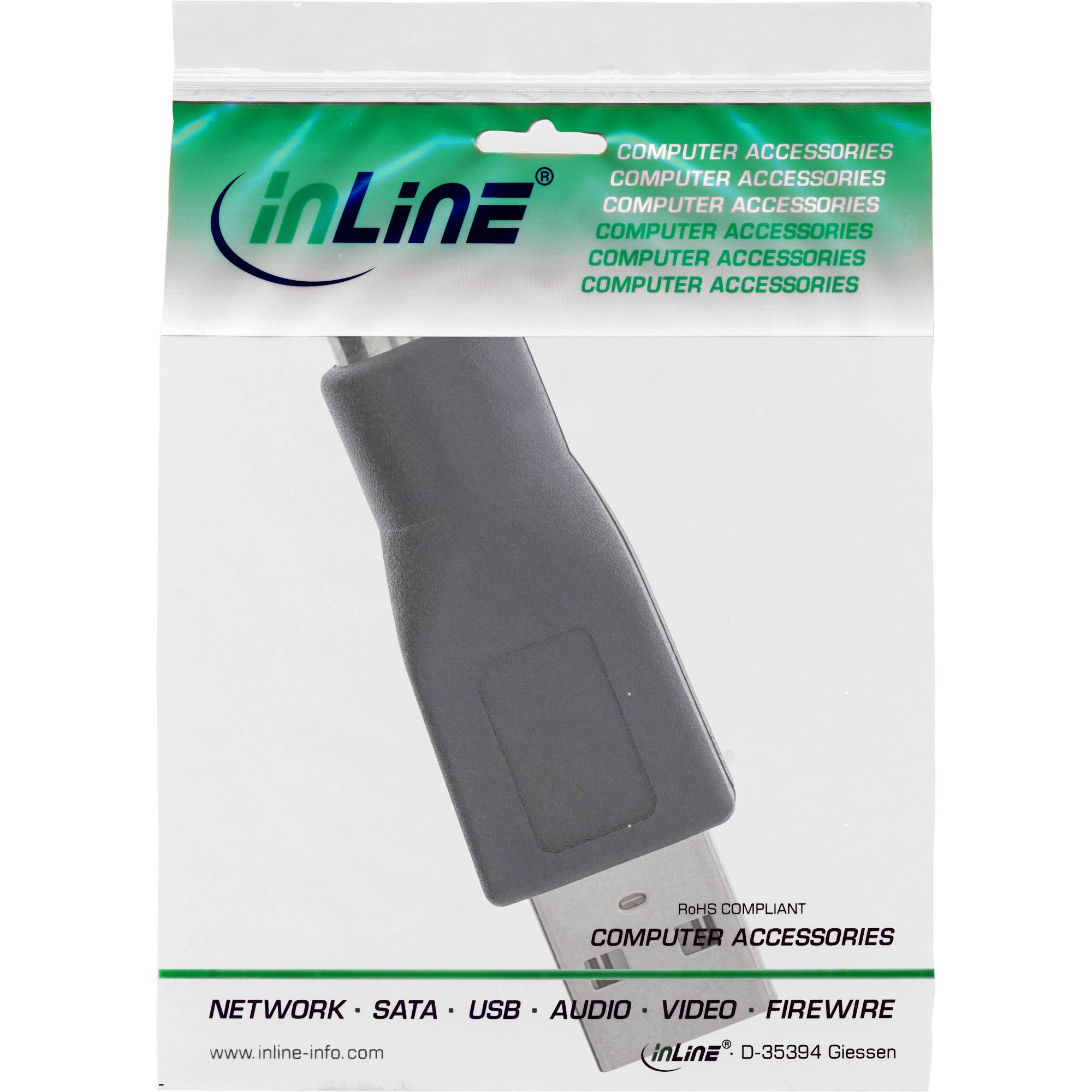 InLine® USB PS/2 Adapter, USB Stecker A auf PS/2 Buchse-5