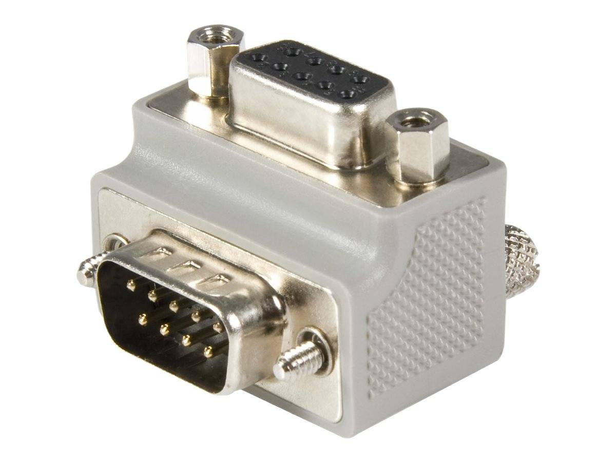 StarTech.com DB9 auf Seriell DB9 Kabel Adapter Typ 2 rechts gewinkelt - St/Bu - DB9 Koppler - Serieller Adapter - DB-9 (-0