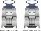 Delock - Externes SAS-Kabel - 4x Shielded Mini MultiLane SAS (SFF-8088)-6