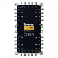 Televes 714505, 5 Eingänge, 16 Ausgänge, 950 - 2400 MHz, 47 - 862 MHz, 3 dB, 4 dB-0