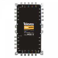 Televes 714404, 5 Eingänge, 12 Ausgänge, 950 - 2400 MHz, 47 - 862 MHz, 3 dB, 4 dB-0