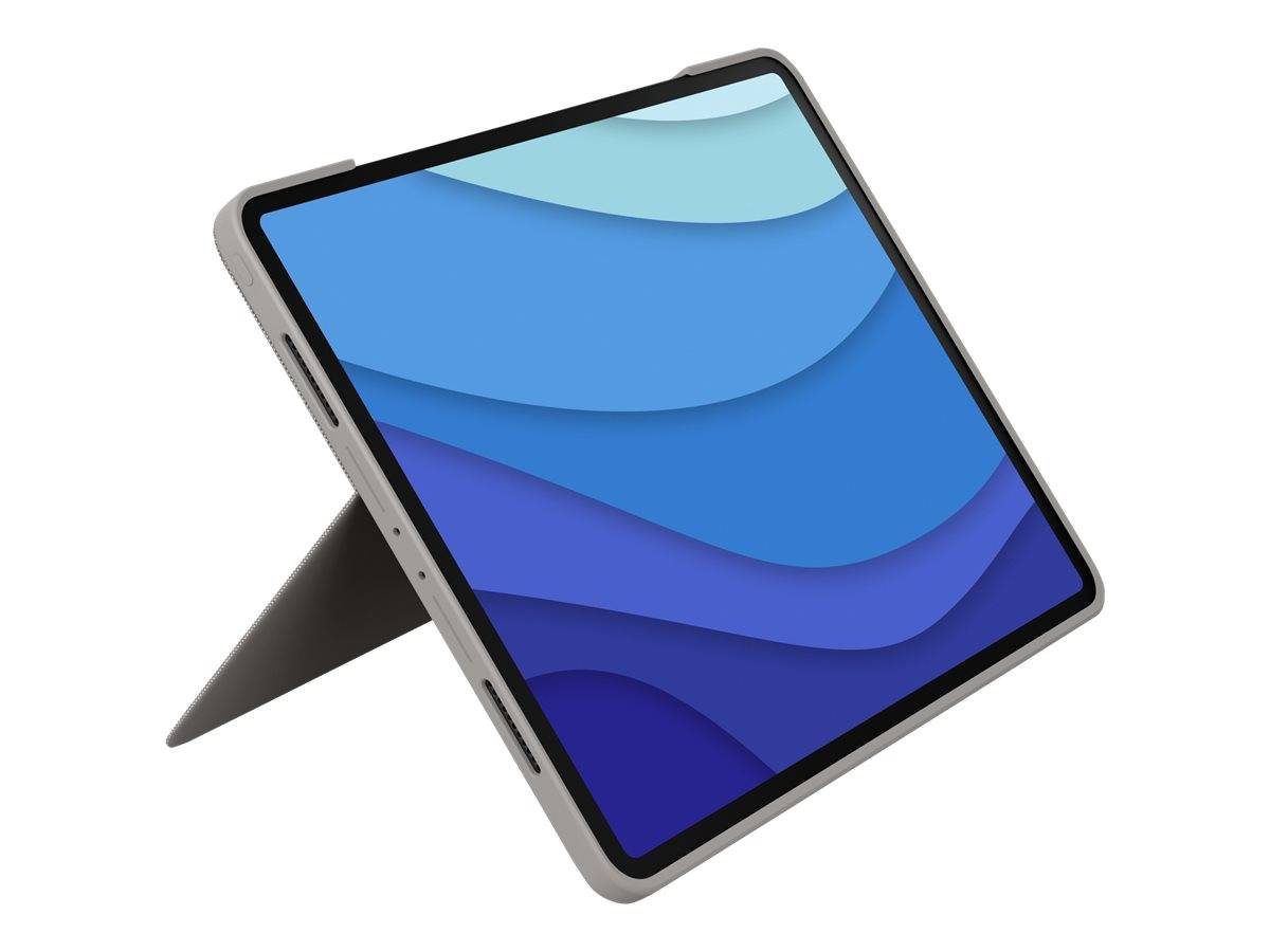 Logitech Combo Touch Tablet-Tastatur mit Hülle Passend für Marke (Tablet): Apple iPad Pro 12.9 (5. Generation), iPad Pro-1