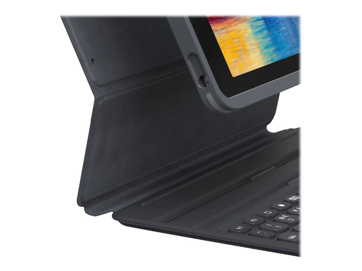 ZAGG Pro Keys - Tastatur und Foliohülle - hintergrundbeleuchtet - Bluetooth - QWERTZ - Deutsch - Schwarz/Grau Tastatur,-3