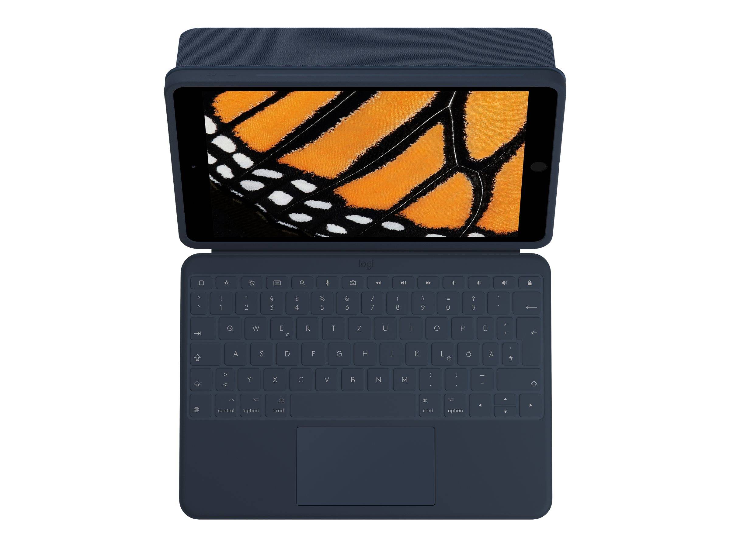 Logitech Rugged Combo 3 Touch for Education - Tastatur und Foliohülle - mit Trackpad - Apple Smart connector - QWERTZ --4