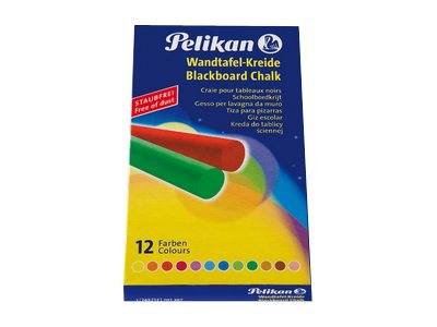 Pelikan 745 - Kreide - gemischte Farben (Packung mit 12)-0