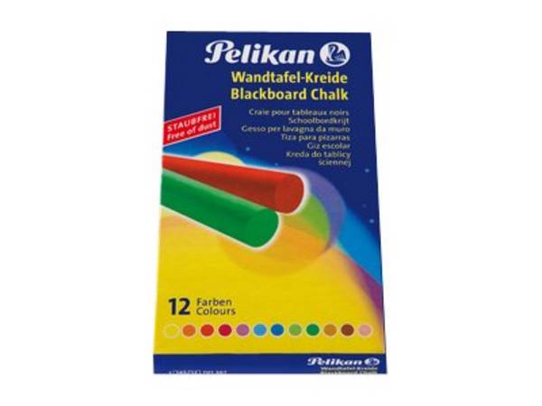 Pelikan 745 - Kreide - gemischte Farben (Packung mit 12)