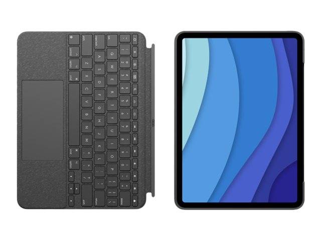 Logitech Combo Touch - Tastatur und Foliohülle - mit Trackpad - hintergrundbeleuchtet - Apple Smart connector - QWERTZ --7