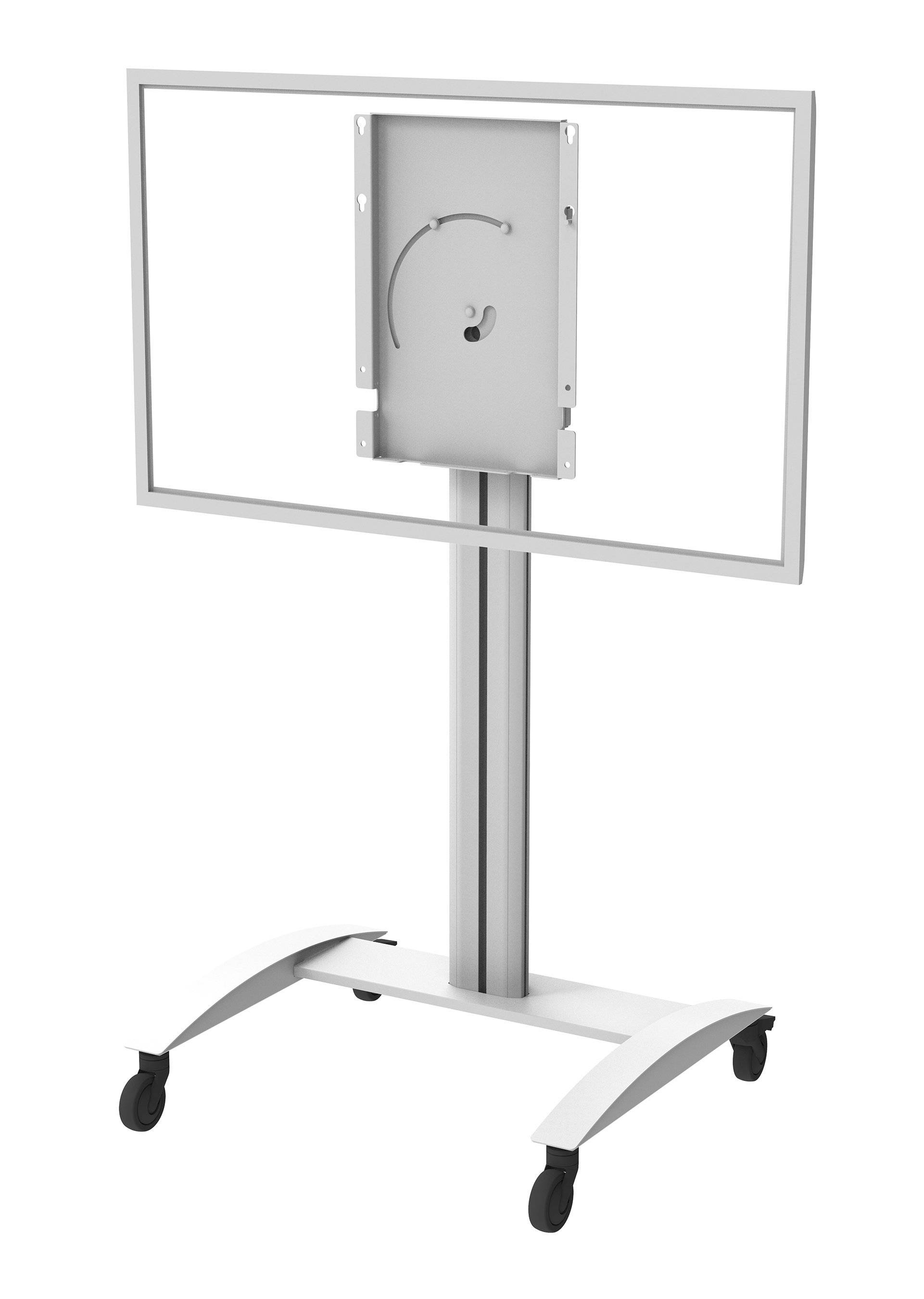Peerless-AV SR560-FLIP2 - Wagen - für interaktives Flachfeld- / LCD-Display - Aluminium - Weiß glänzend - Bildschirmgröß-2