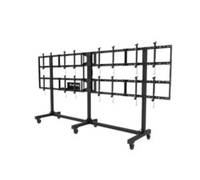 Peerless-AV Portable Video Wall DS-C555-4X2 - Wagen für 4x2 Videowand - Aluminium - schwarz, pulverbeschichtet - Bildsch-2