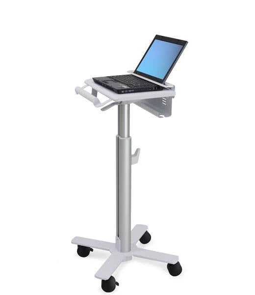 Ergotron - Wagen - leichtes Design - für Notebook / Barcode-Scanner - medizinisch - Stahl - weiß, Aluminium - Bildschirm-6