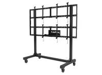 Peerless-AV Portable Video Wall DS-C560-2X2 - Wagen für 4 LCD-/Plasma-Konsolen - Aluminium - schwarze Pulverbeschichtung-3