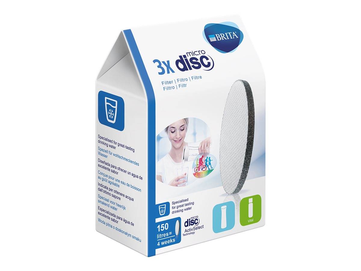 BRITA MicroDisc - Wasserfilter - für Wasserfilterflasche (Packung mit 3)-0