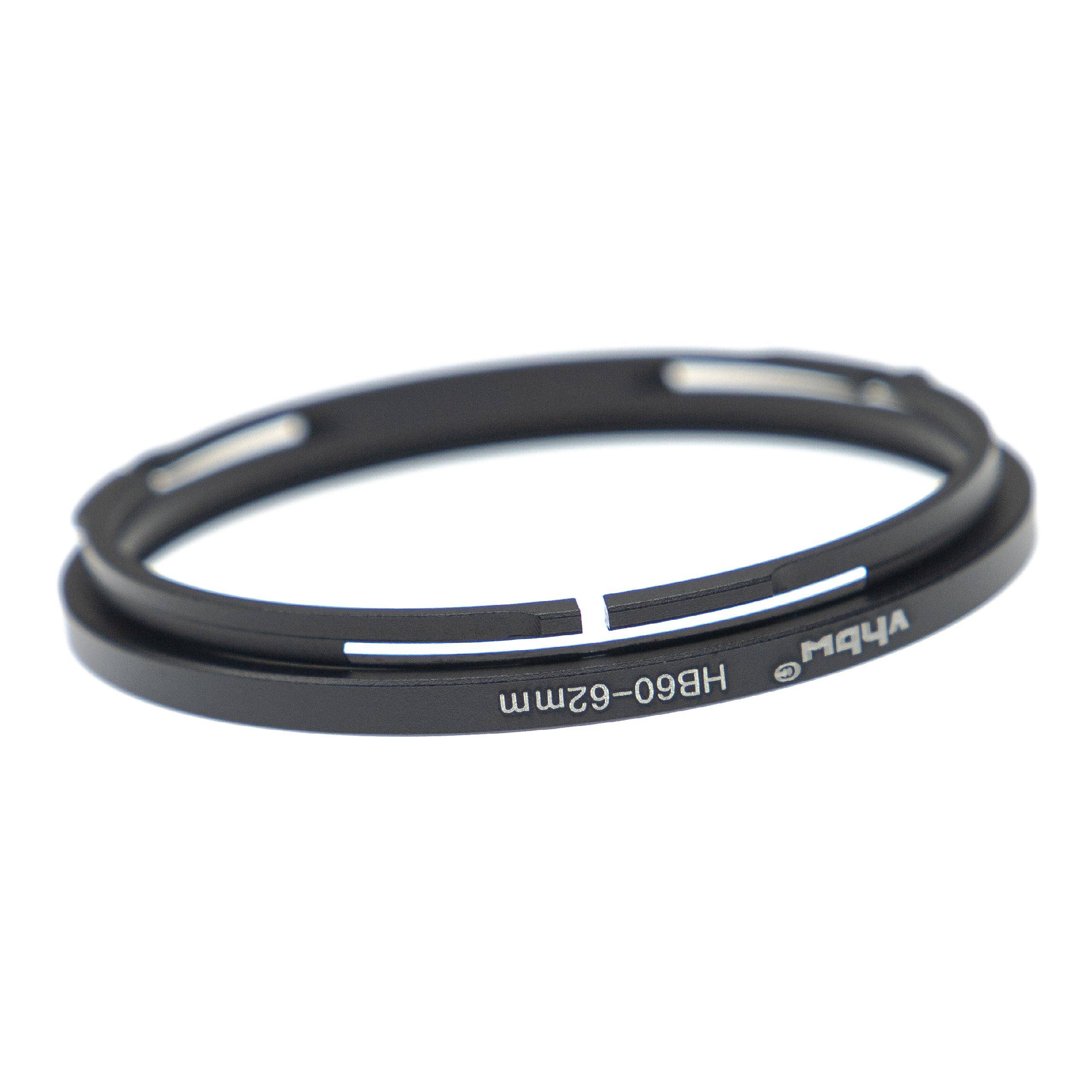vhbw 62 mm Filteradapter kompatibel mit Hasselblad B60 Bajonett | Kamera Objektiv, Adapter-0