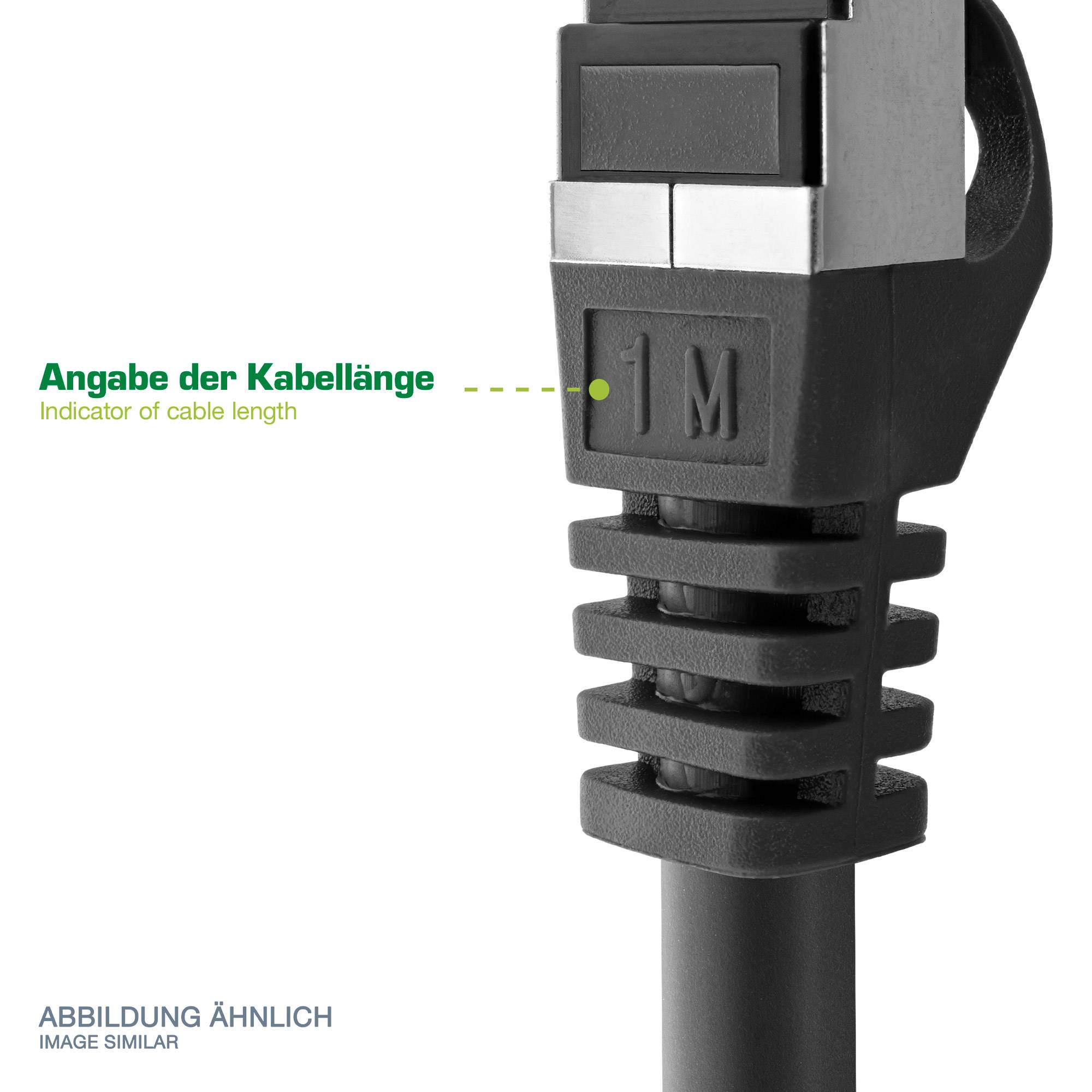 InLine® Patchkabel, Cat.6A, S/FTP, PE outdoor, schwarz, 5m-4