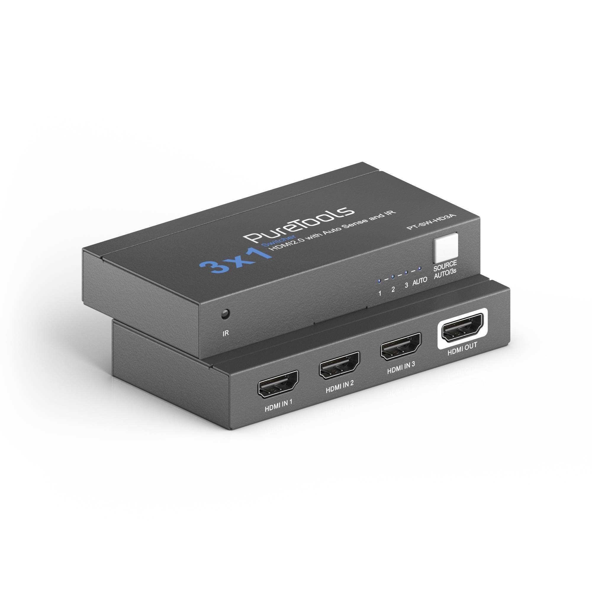 PURELINK - PureTools PT-SW-HD3A - Mit Auto Sense - Video/Audio-Schalter-6