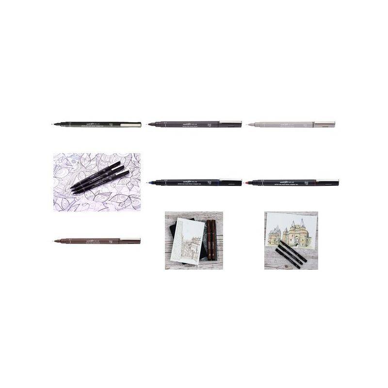 uni-ball Fineliner PIN 003200 N, schwarz-0