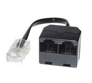 Western-St. 8/4/ 2 Western-Buchse 8/4 100Ohm 0,10m-4