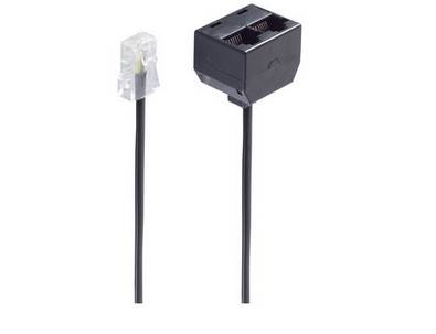 Western-St. 8/4/ 2 Western-Buchse 8/4 100Ohm 0,10m-6