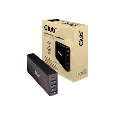 club3D CAC-1903 CAC-1903EU USB-Ladestation Steckdose   USB-C® Buchse, USB 2.0 Buchse A 